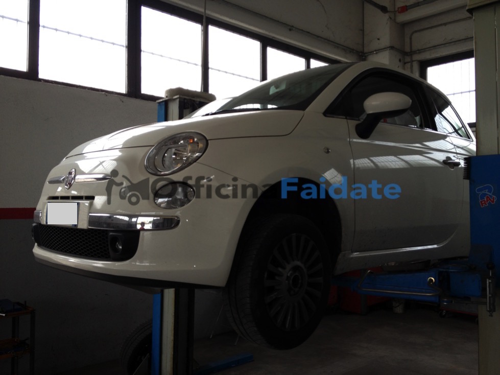 Sostituzione pastiglie freni Fiat 500